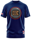 Bravea Button T-Shirt Navy